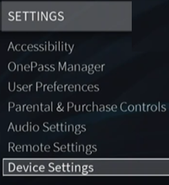 Xtream1 IP Box Settings